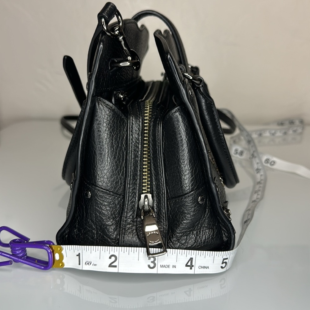 Coach gun metal black bandana studded Mercer satchel 24 - Picture 14 of 15